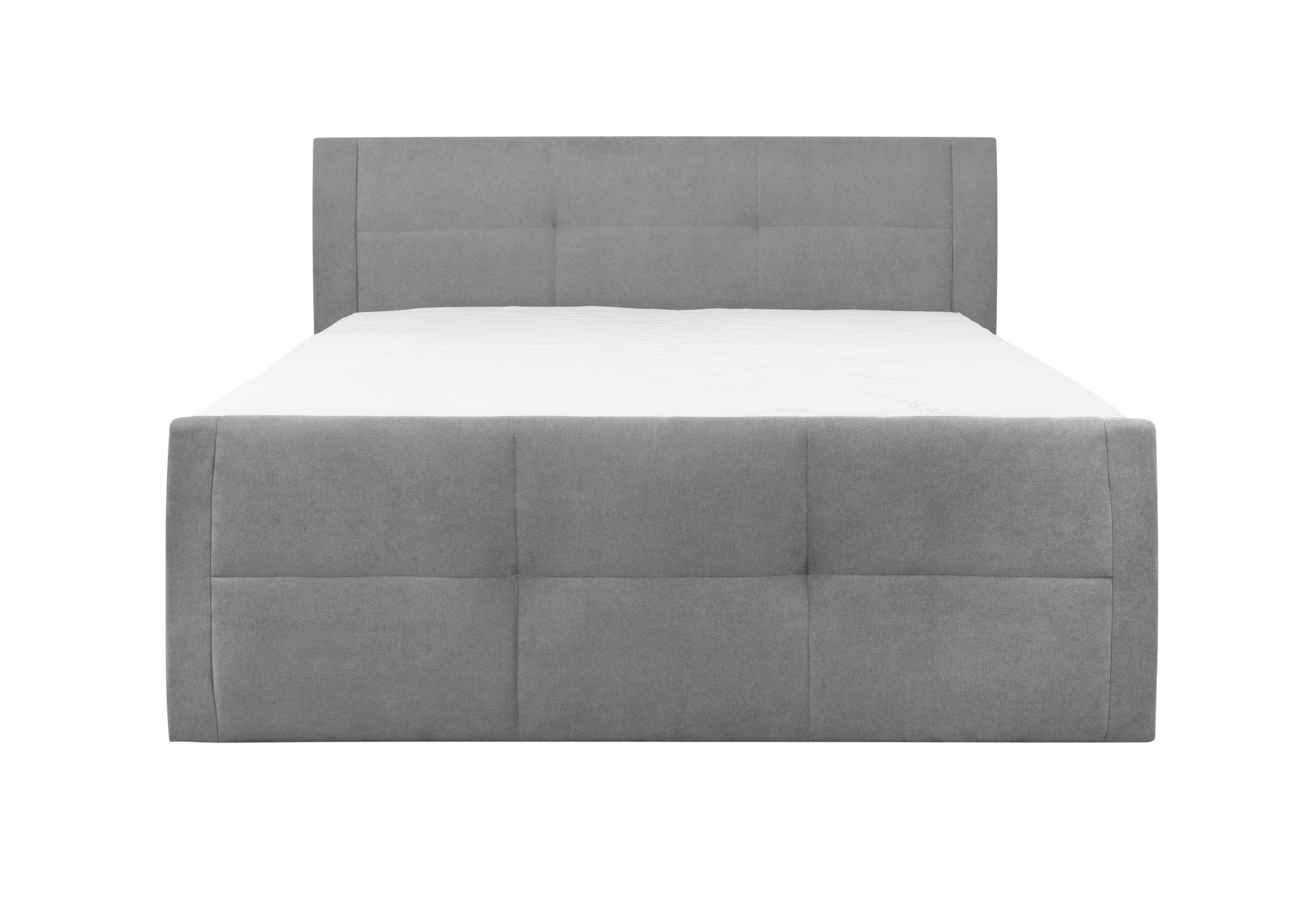 PAT BOXSPRING 160x200 cm  in gri  - gri, Modern, material pe bază de lemn (160/200cm) - Carryhome