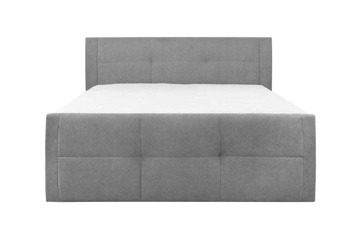 PAT BOXSPRING 160x200 cm  in gri  - gri, Modern, material pe bază de lemn (160/200cm) - Carryhome
