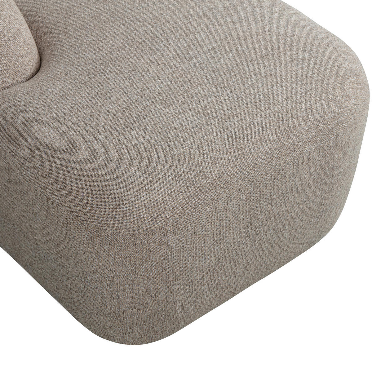 ECKSOFA Sloping in Chenille Naturfarben  225/274 cm  - Naturfarben, Design, Textil (225/274cm) - Livetastic