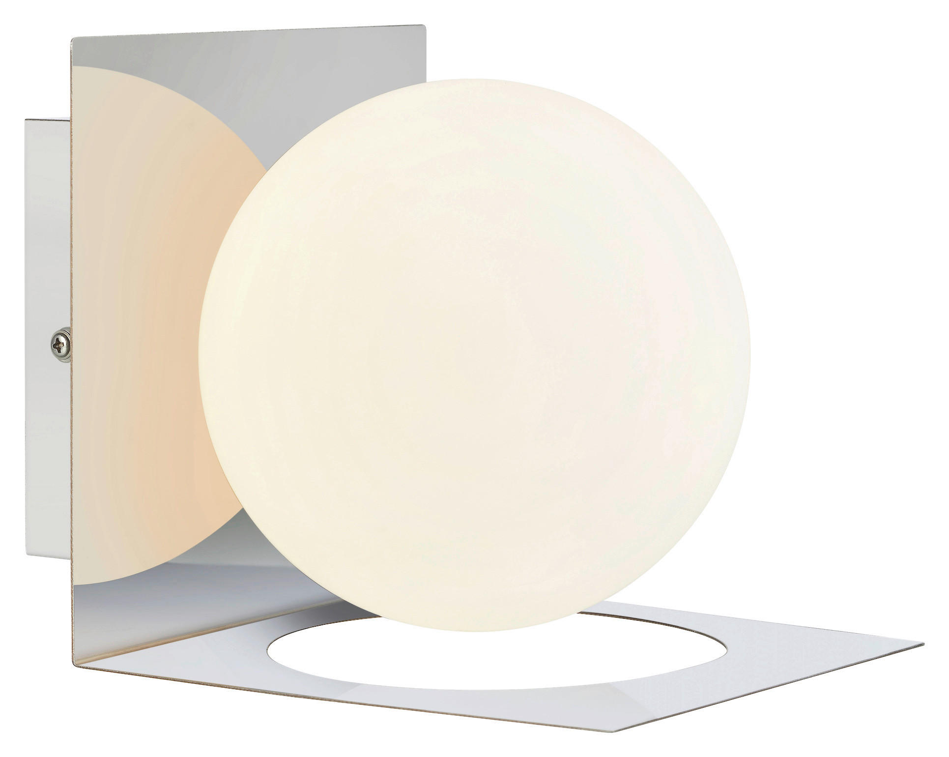 WANDLEUCHTE ZENIT 13.5/13.5/16.2 cm   - Chromfarben, Basics, Metall (13.5/13.5/16.2cm) - Markslöjd