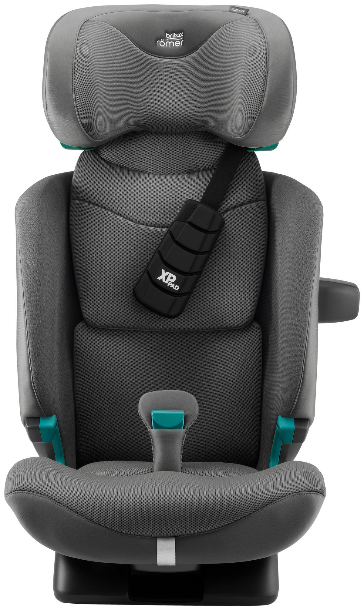 KINDERAUTOSITZ Advansafix Pro  - Dunkelgrau/Grau, Basics, Kunststoff/Textil (44/60/48cm) - Britax Römer