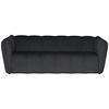 3-SITZER-SOFA LIVOLI in Chenille Grau  - Schwarz/Grau, Design, Kunststoff/Textil (217/70/94cm) - MID.YOU