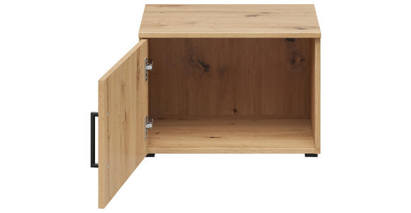 AUFSATZSCHRANK 50/35/40 cm   - Schwarz/Eiche Artisan, MODERN, Holzwerkstoff/Kunststoff (50/35/40cm) - Carryhome