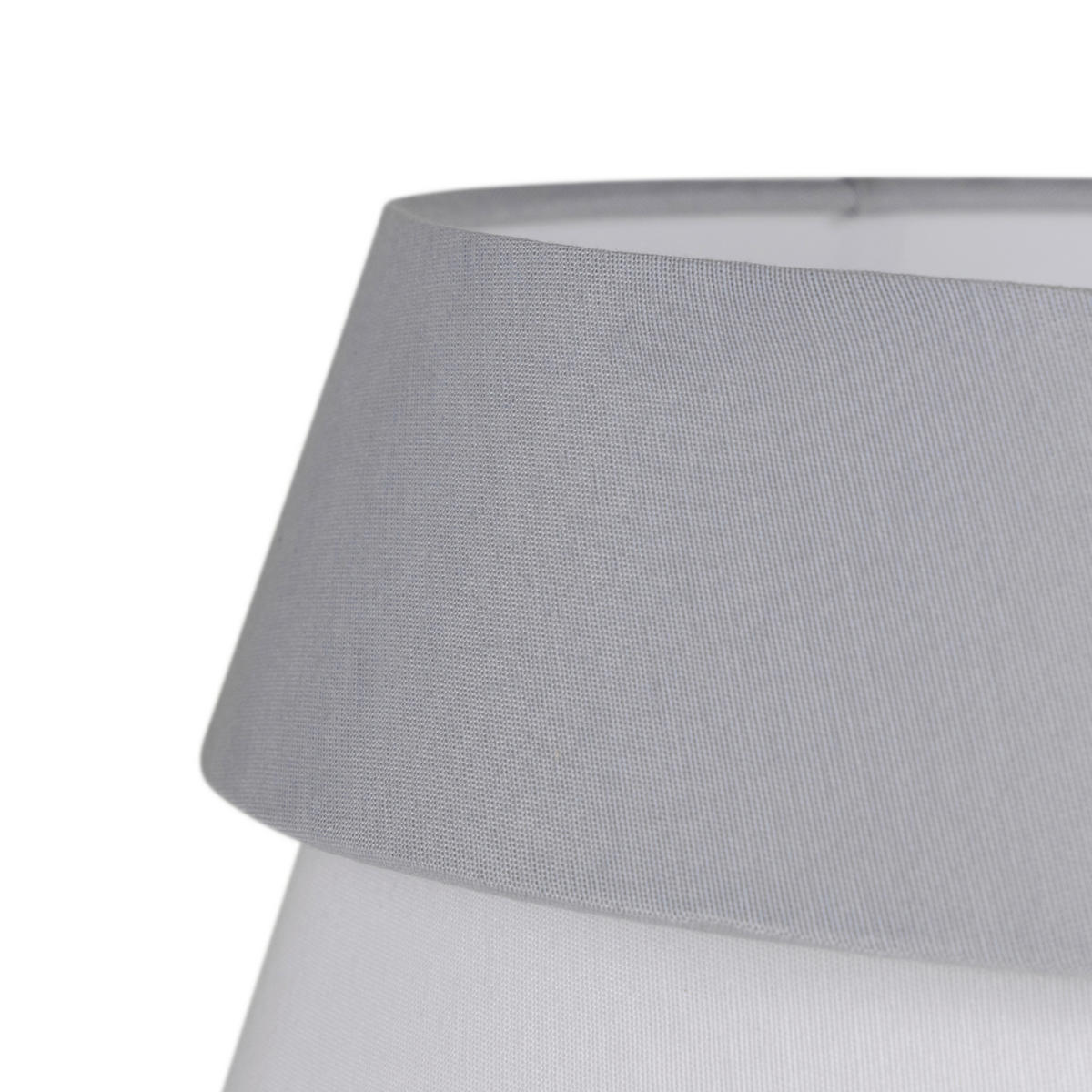 PENDELLEUCHTE 90/35/130 cm  - Weiß/Grau, Trend, Kunststoff/Textil (90/35/130cm) - Collett's Monde