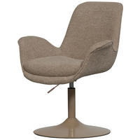 ARMLEHNSTUHL   Webstoff  - Sandfarben, MODERN, Textil/Metall (70/90/66cm) - Livetastic