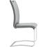 SCHWINGSTUHL Lederlook Grau - Chromfarben/Grau, Design, Textil/Metall (43/100/57cm) - Carryhome