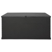 KISSENBOX 118,5/62,5/55 cm  - Anthrazit, Basics, Kunststoff (118,5/62,5/55cm) - Ambia Garden