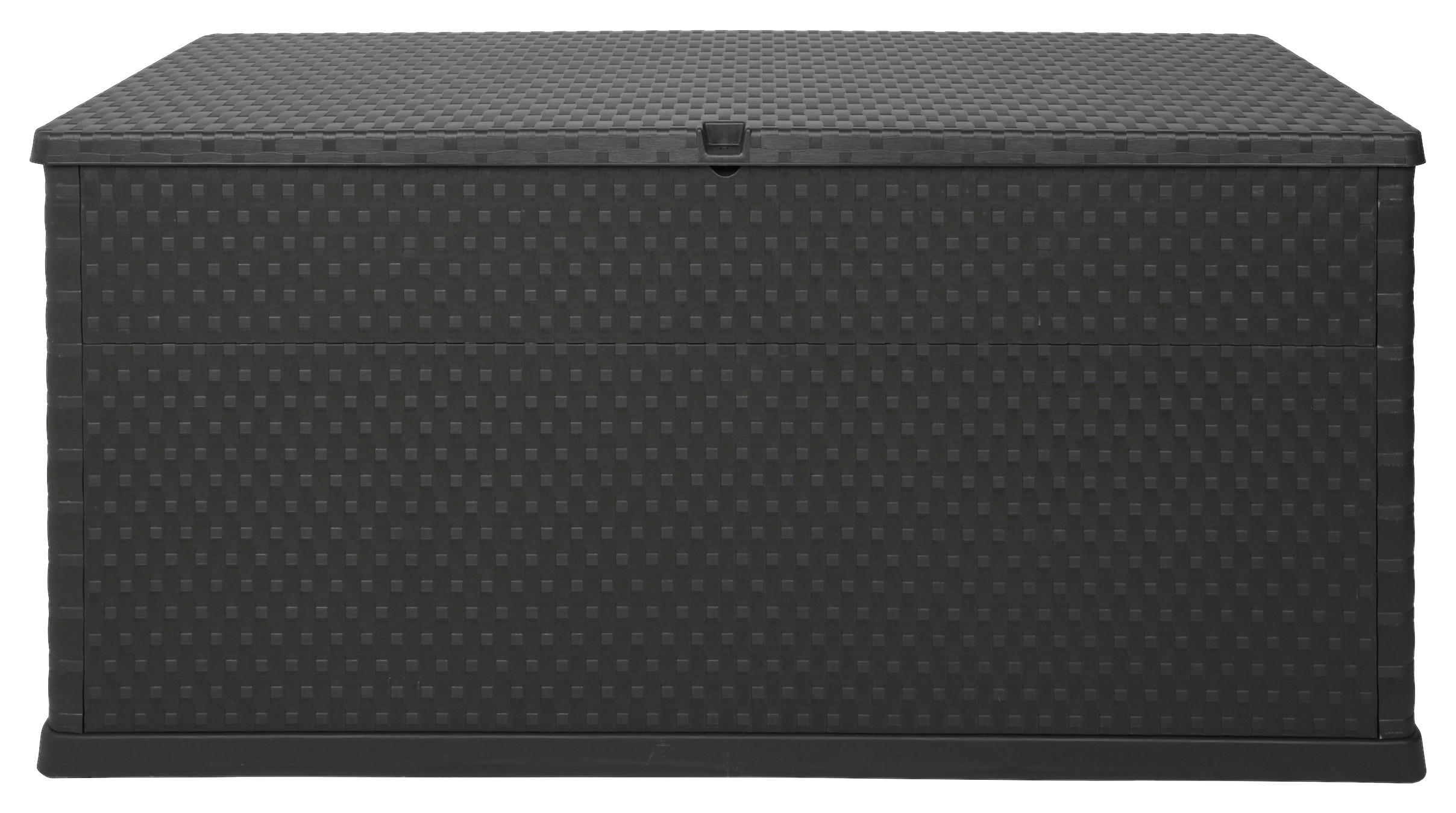 Kissenbox Rattan 118,5x62,5x55 cm 420L Anthrazit