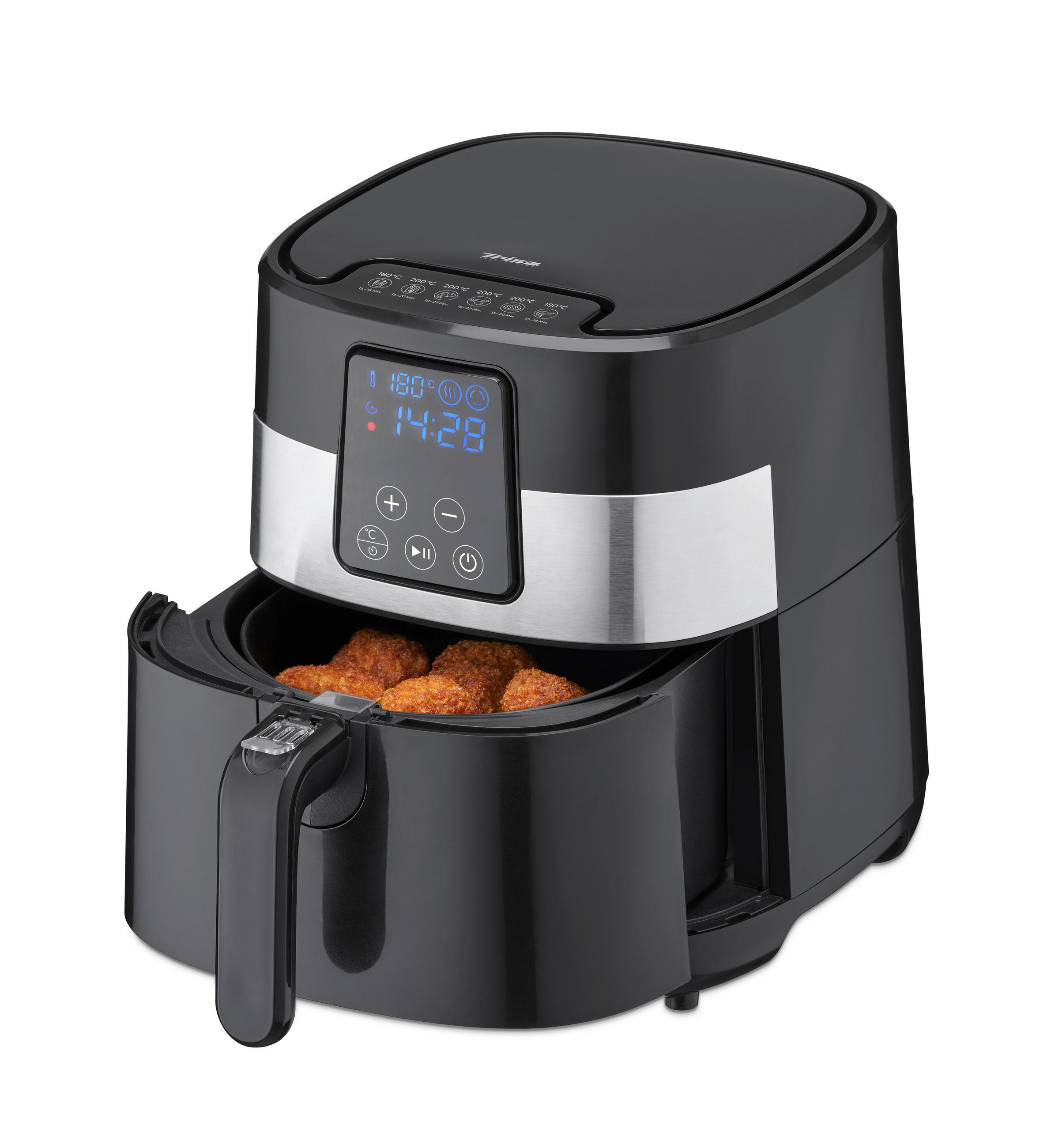 HEIßLUFTFRITTEUSE 3 L  - Schwarz, Basics, Kunststoff (38/32/28cm) - Trisa Electronics