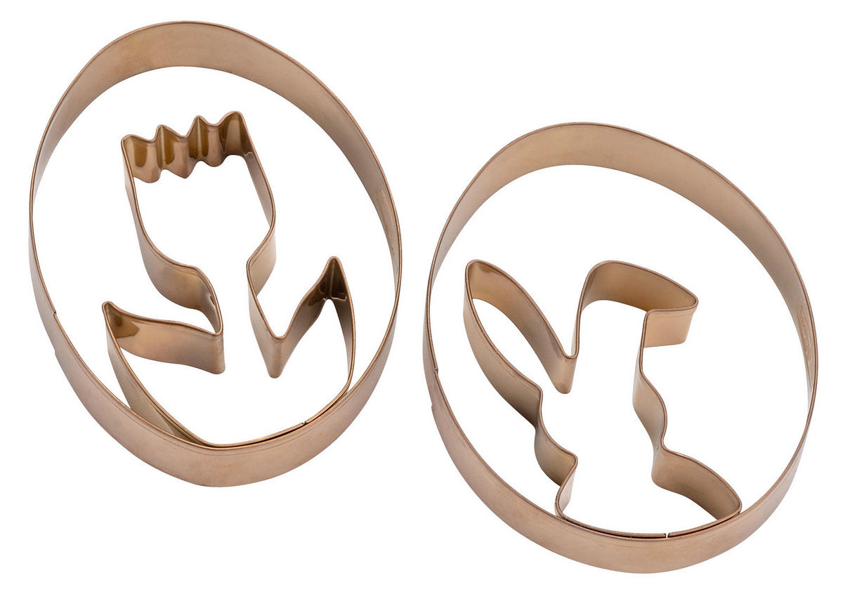 AUSSTECHFORM - Kupferfarben, Trend, Metall (9cm) - Dr.Oetker