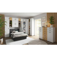 NASTAVEK ZA REGAL - bela, Moderno, leseni material (80/35/40cm) - Carryhome