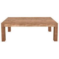 COUCHTISCH Mangoholz massiv 110/60/40 cm rechteckig Naturfarben  - Naturfarben, Design, Holz (110/60/40cm) - Livetastic