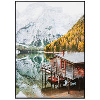 OBRAZ NA PLÁTNE, krajina a príroda, 50/70 cm  - čierna/zelená, Natur, kompozitné drevo/papier (50/70cm) - Monee