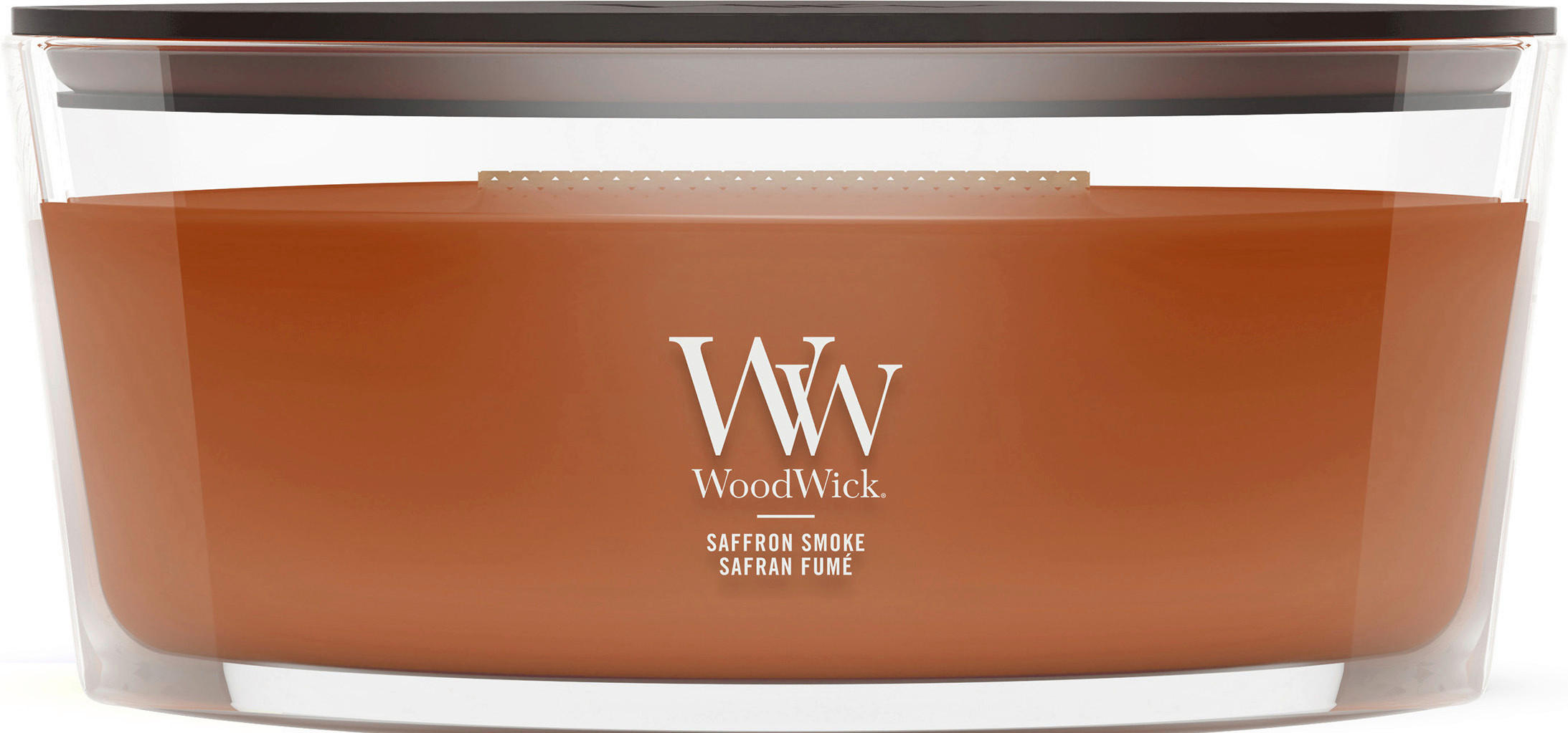 VONNÁ SVÍČKA  - čiré/vínově červená, Basics, parafín/sklo (19/9/12cm) - WoodWick