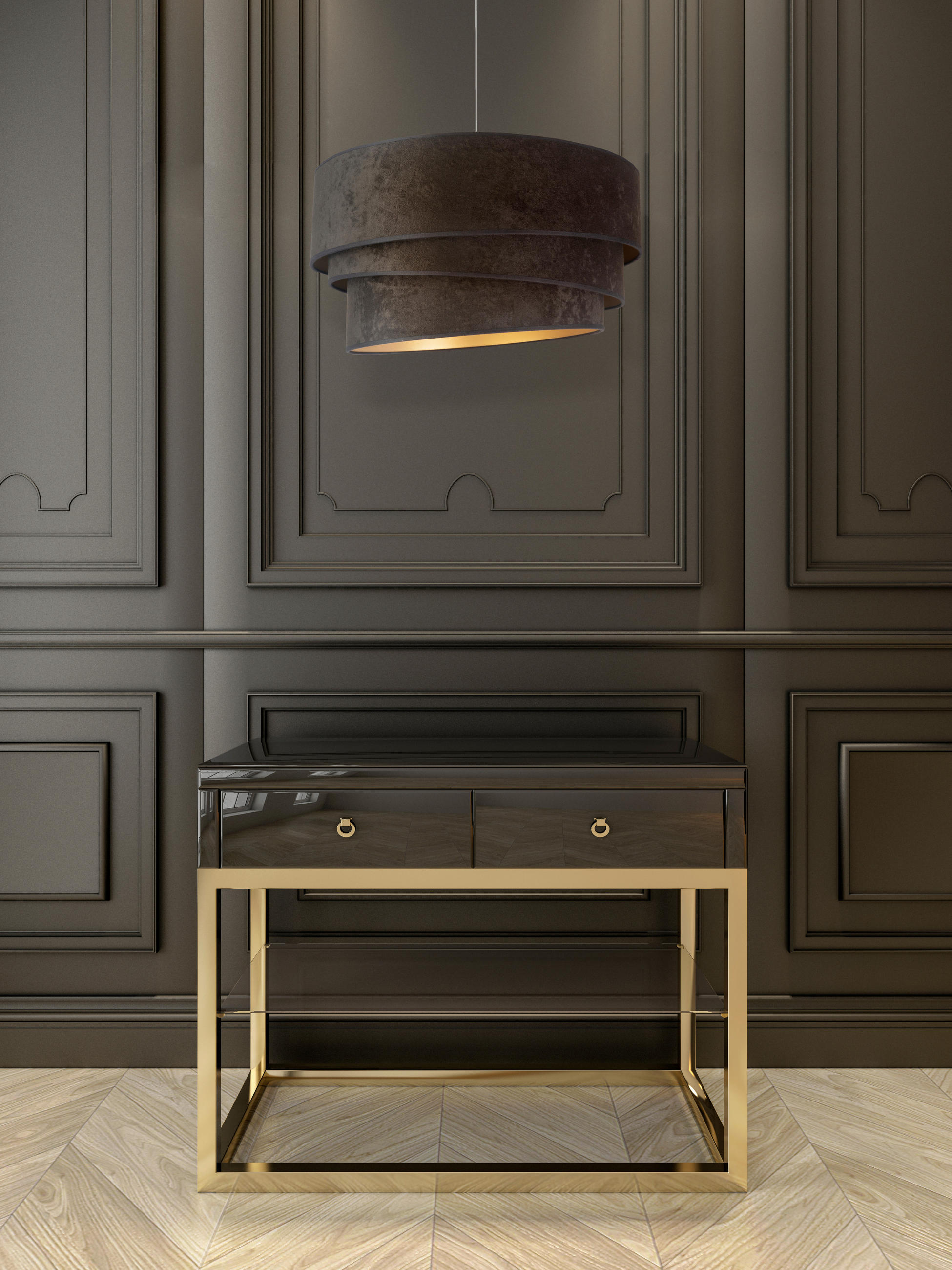 Thumbnail - Hängeleuchte Devon, Schwarz, Textil, 95 cm, RoHS, Lampen & Leuchten, Innenbeleuchtung, Leuchten nach Räumen, Esstischlam...