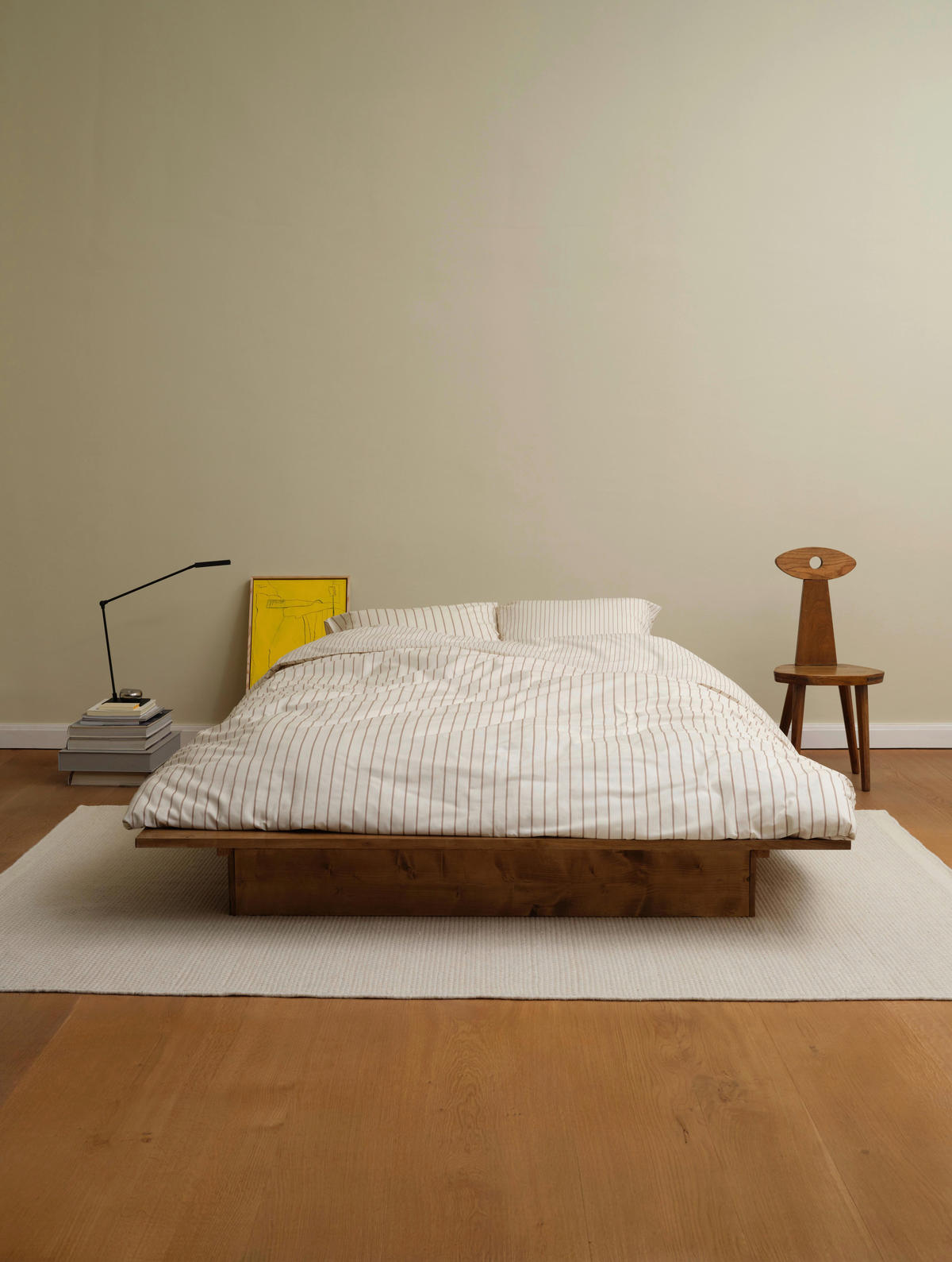 POSTELJNINA 200/200 cm perkal peščene barve  - peščene barve, Konvencionalno, tekstil (200/200cm) - Marc O'Polo