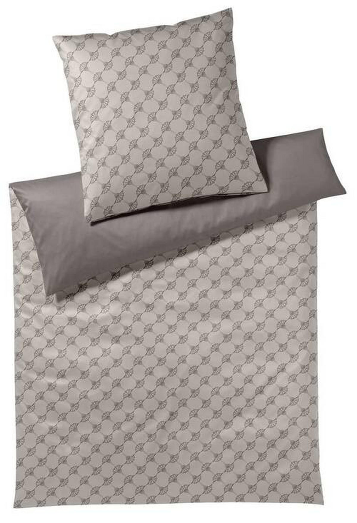 POSTELJINA 140/200 cm  CORNFLOWER DOUBLE  - taupe, Konvencionalno, tekstil (140/200cm) - Joop!