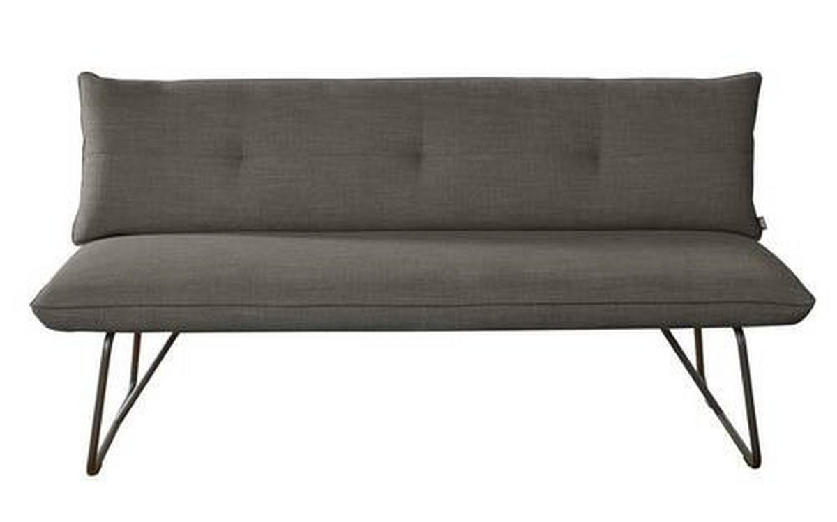SITZBANK 180/90/70 cm  in Braun  - Schwarz/Braun, Design, Textil/Metall (180/90/70cm) - Dieter Knoll