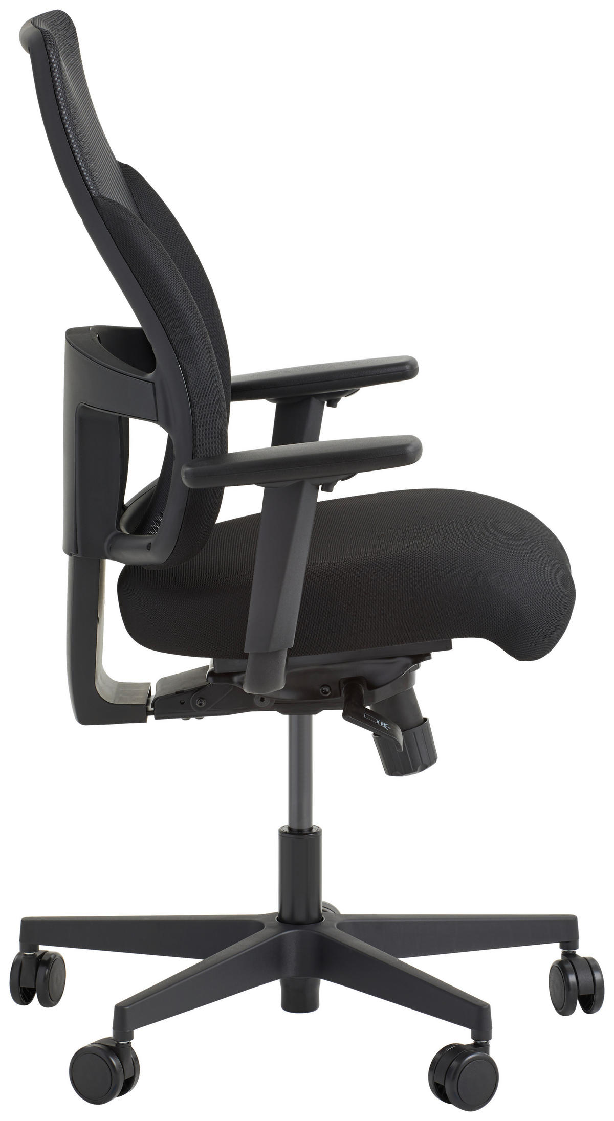 DREHSTUHL Schwarz  - Schwarz, Design (42/118,50/56cm) - Topstar