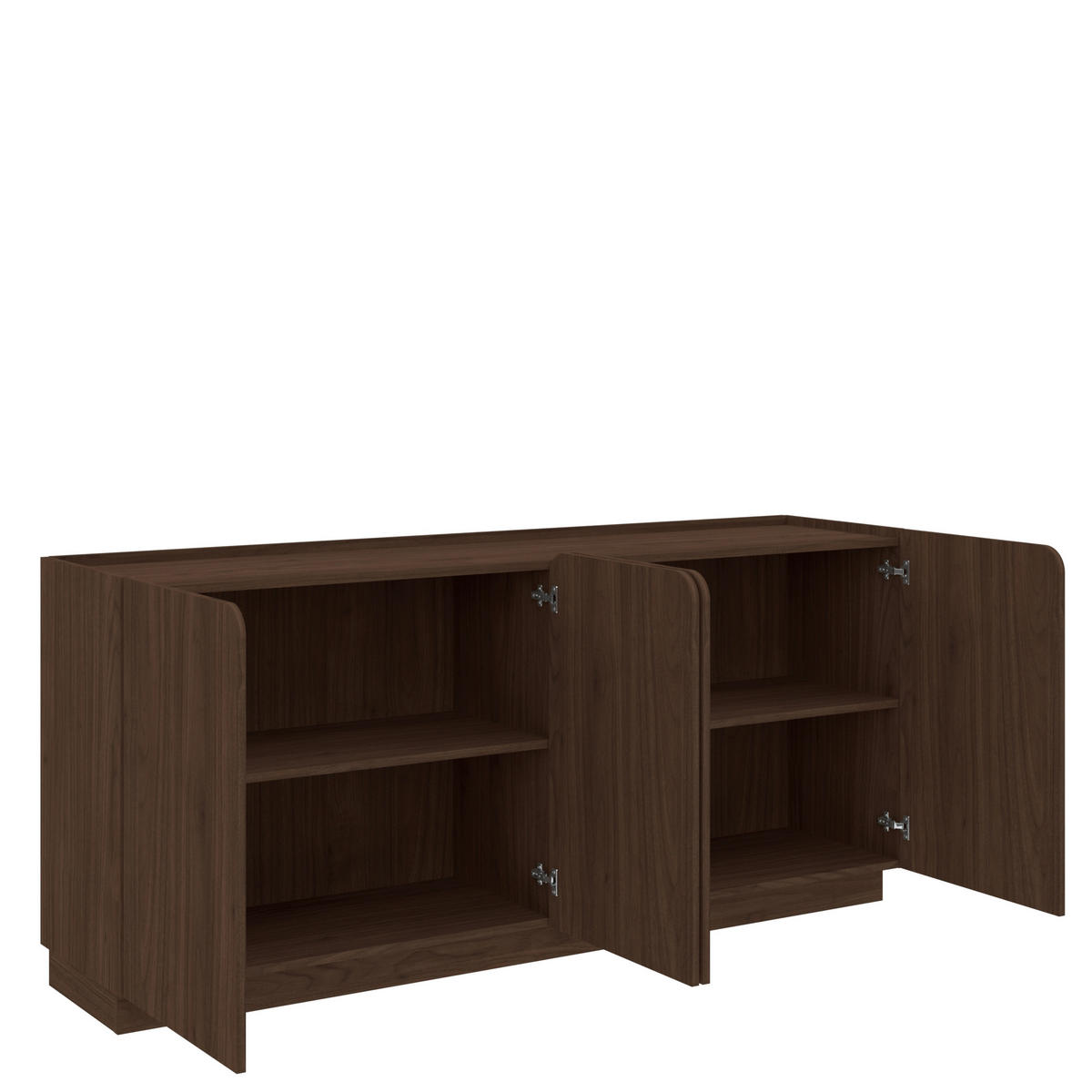 KOMMODE , 180/85,5/40 cm,  - Walnussfarben, Design, Holzwerkstoff (180/85,5/40cm) - MID.YOU