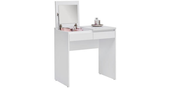SCHMINKTISCH in Weiß  - Weiß, Design, Holzwerkstoff (80/48/78,9cm) - Carryhome