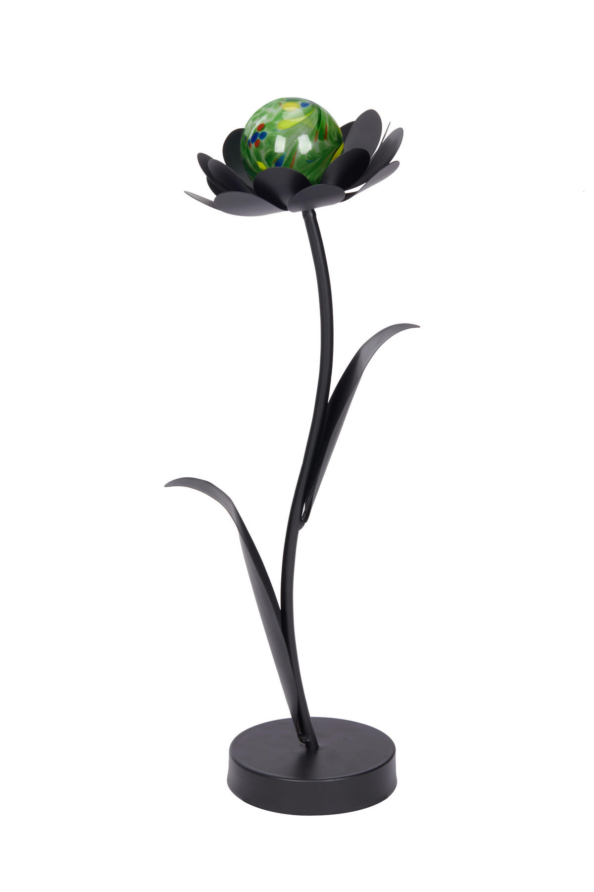 UKRASNI CVET - zelena/crna, Osnovno, staklo/metal (20,5/56/18cm) - Ambia Home