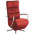 RELAXSESSEL in Leder Rot - Chromfarben/Rot, Design, Leder/Metall (64/112/80cm) - Cantus RELAXSESSEL in Leder Rot - Chromfarben/Rot, Design, Leder/Metall (64/112/80cm) - Cantus