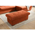 HOCKERBANK 108/42/54 cm Flachgewebe Rostfarben Kunststoff  - Rostfarben/Schwarz, Design, Kunststoff/Textil (108/42/54cm) - Xora