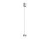 LED-HÄNGELEUCHTE 10/180/10 cm  - Nickelfarben, Design, Metall (10/180/10cm)
