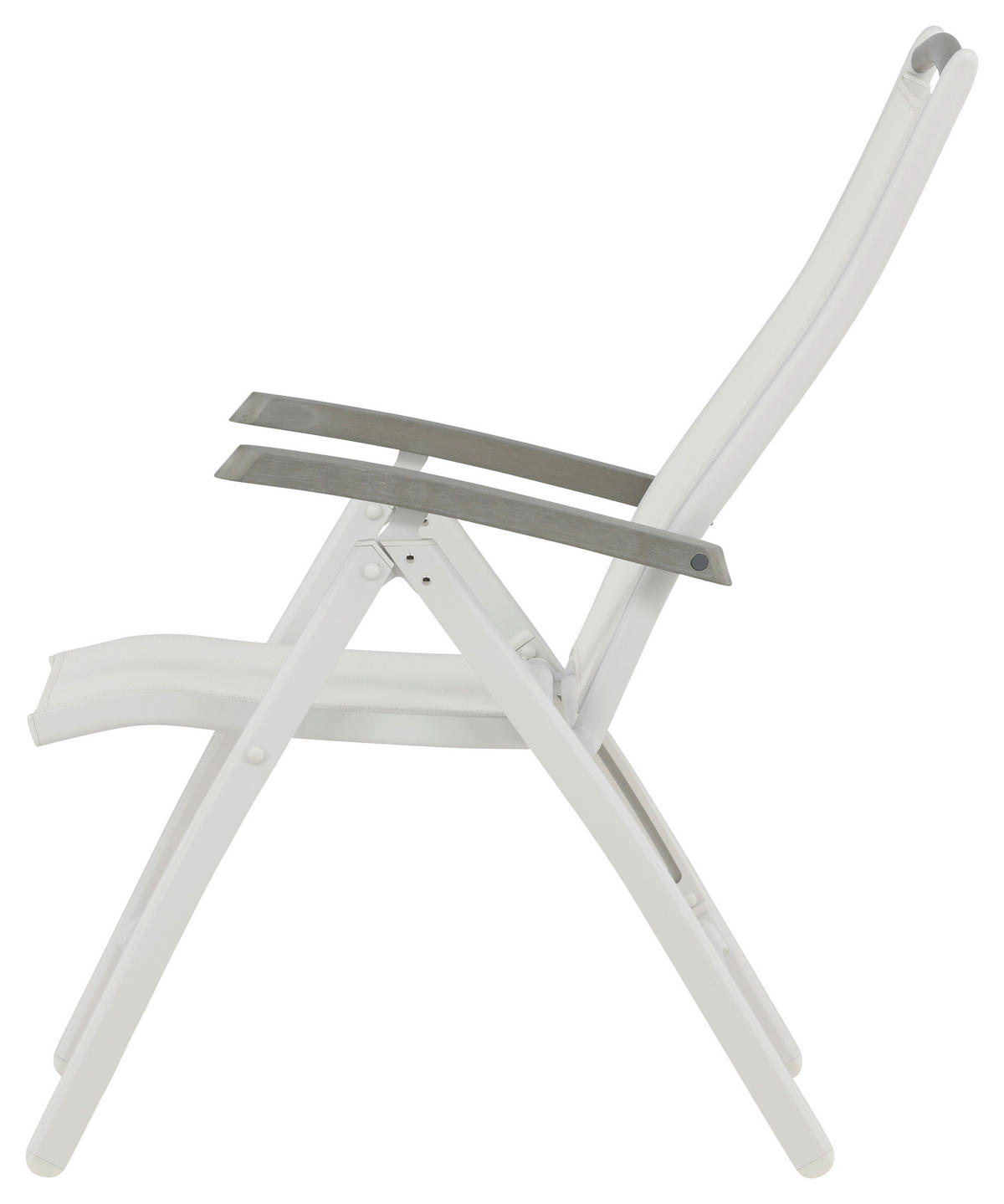 GARTENSESSEL-SET Metall Weiß  - Weiß, KONVENTIONELL, Metall (60/110/60cm) - Gardenson