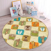 KINDERTEPPICH  Wohnzimmer 120/120 cm Multicolor rund  - Multicolor, Basics, Textil (120/120cm)