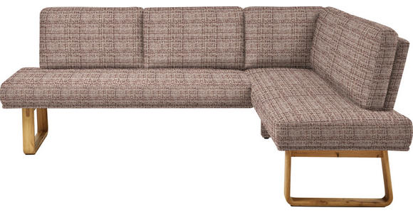 ECKBANK 280/174 cm  in Braun, Eichefarben  - Eichefarben/Braun, Design, Holz/Textil (280/174cm) - Dieter Knoll