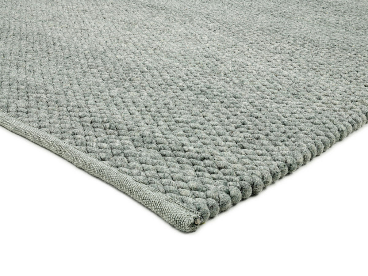 HANDWEBTEPPICH 130/190 cm Grün  - Grün, Basics, Textil (130/190cm) - Linea Natura