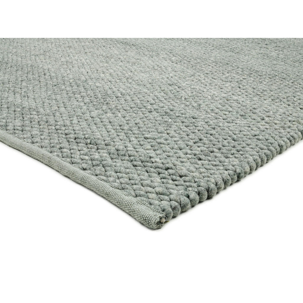 Thumbnail - Linea Natura Handwebteppich, Grün, Textil, Uni, rechteckig, 130x190 cm, für Fußbodenheizung geeignet, Teppiche & Böden, ...