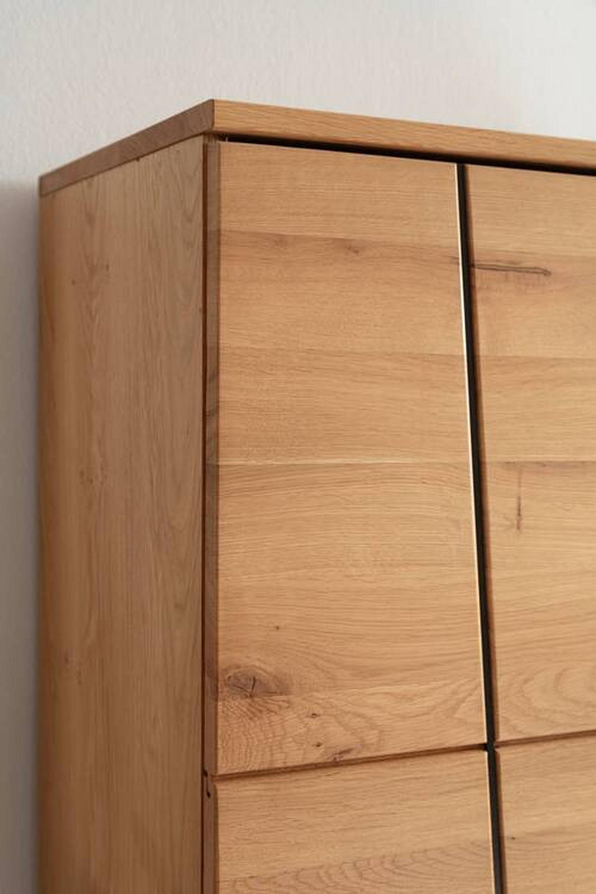 GARDEROBE 5-teilig  in 150/198/40 cm  - Eichefarben/Anthrazit, Natur, Holz/Holzwerkstoff (150/198/40cm)