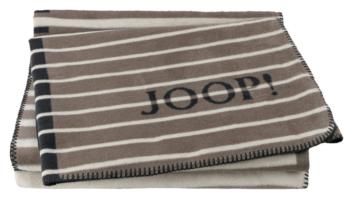 WOHNDECKE 150/200 cm  - Graubraun, Basics, Textil (150/200cm) - Joop!