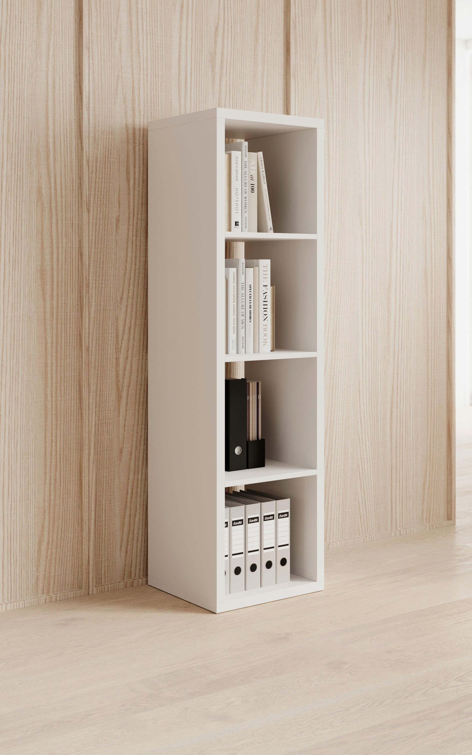 RAUMTEILER in Holzwerkstoff - Weiss, Design, Holzwerkstoff (41/147/38cm) - Carryhome