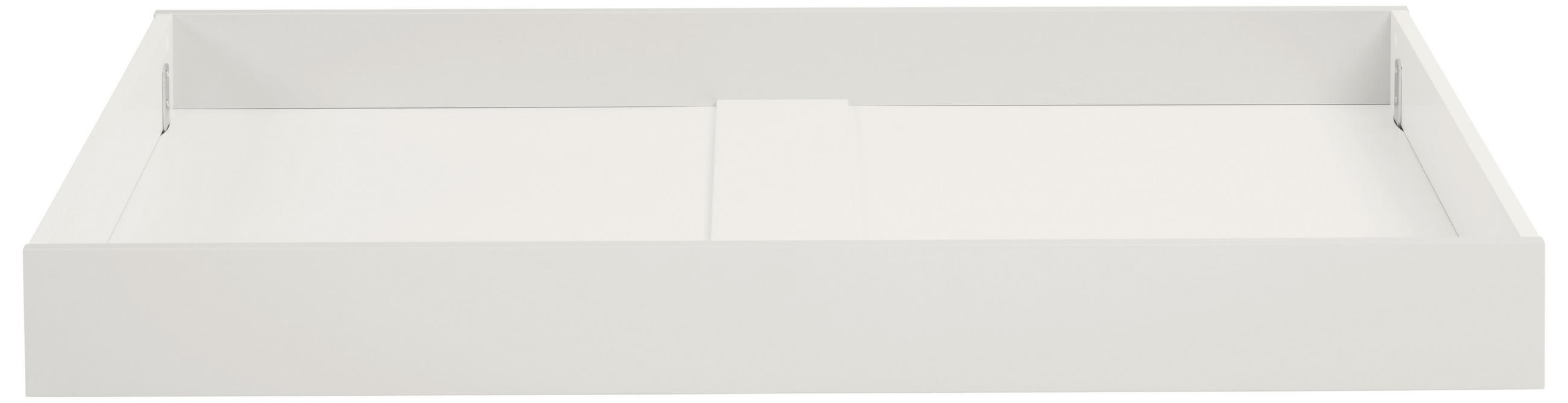 POSTELJNI PREDAL - bela, Basics, umetna masa/leseni material (137/14/75cm) - Paidi