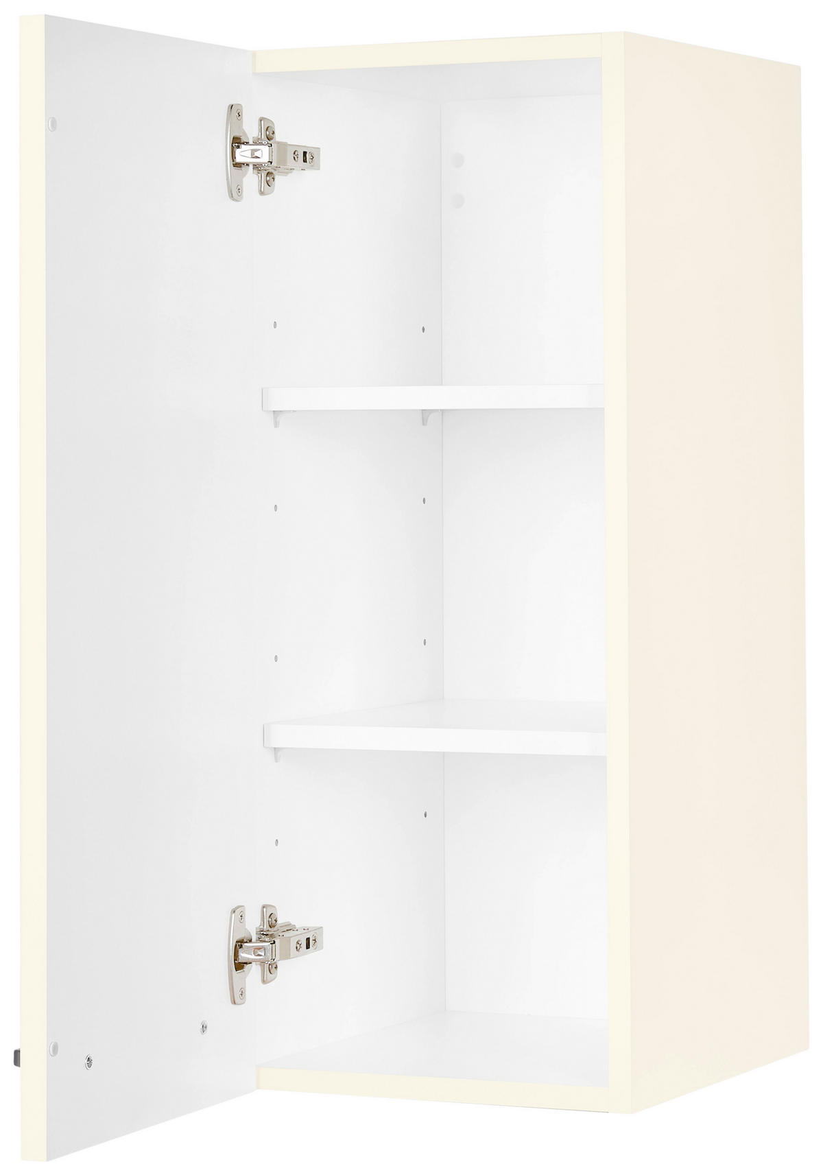 KÜCHENOBERSCHRANK 30/72/35 cm  in Magnolie  - Edelstahlfarben/Magnolie, MODERN, Holzwerkstoff/Metall (30/72/35cm) - Nobilia