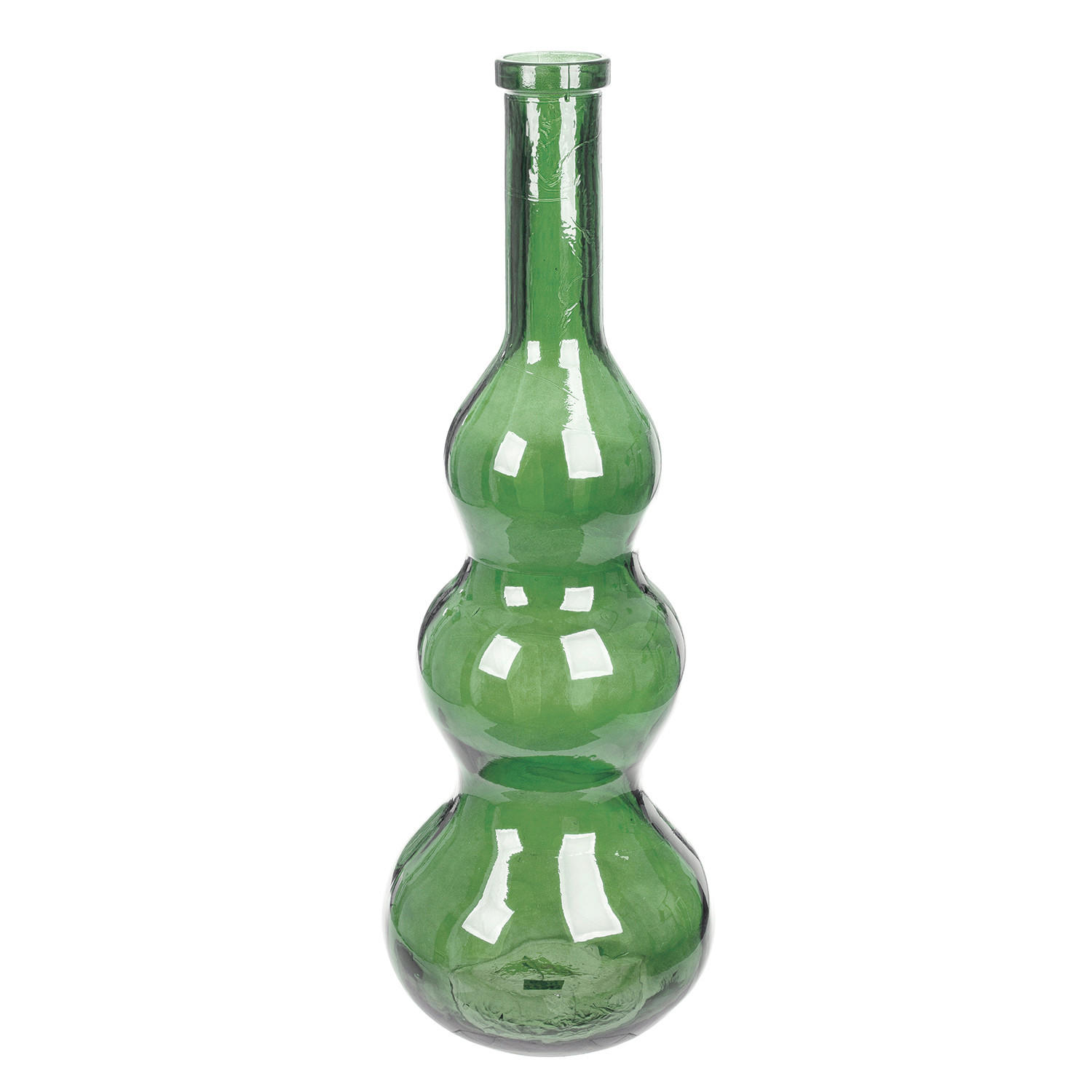 BODENVASE  - Grün, LIFESTYLE, Glas (26,5/75cm)