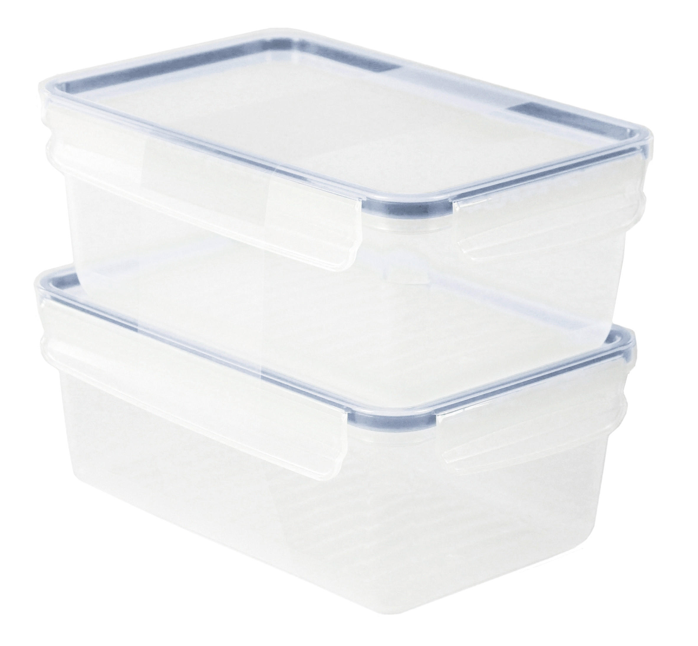 FRISCHHALTEDOSE 2 l  - Blau/Transparent, Basics, Kunststoff (23,9/16/9,2cm) - Rotho