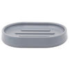 SEIFENSCHALE Kunststoff  - Grau, Basics, Kunststoff (13,3/2,6/8,8cm) - Sadena