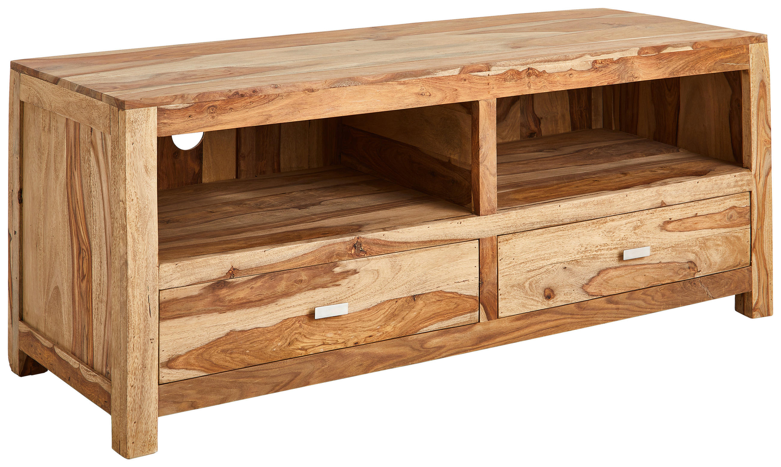 LOWBOARD Inka  in 150/60/55 cm  - Messingfarben/Naturfarben, LIFESTYLE, Holz/Metall (150/60/55cm) - Landscape