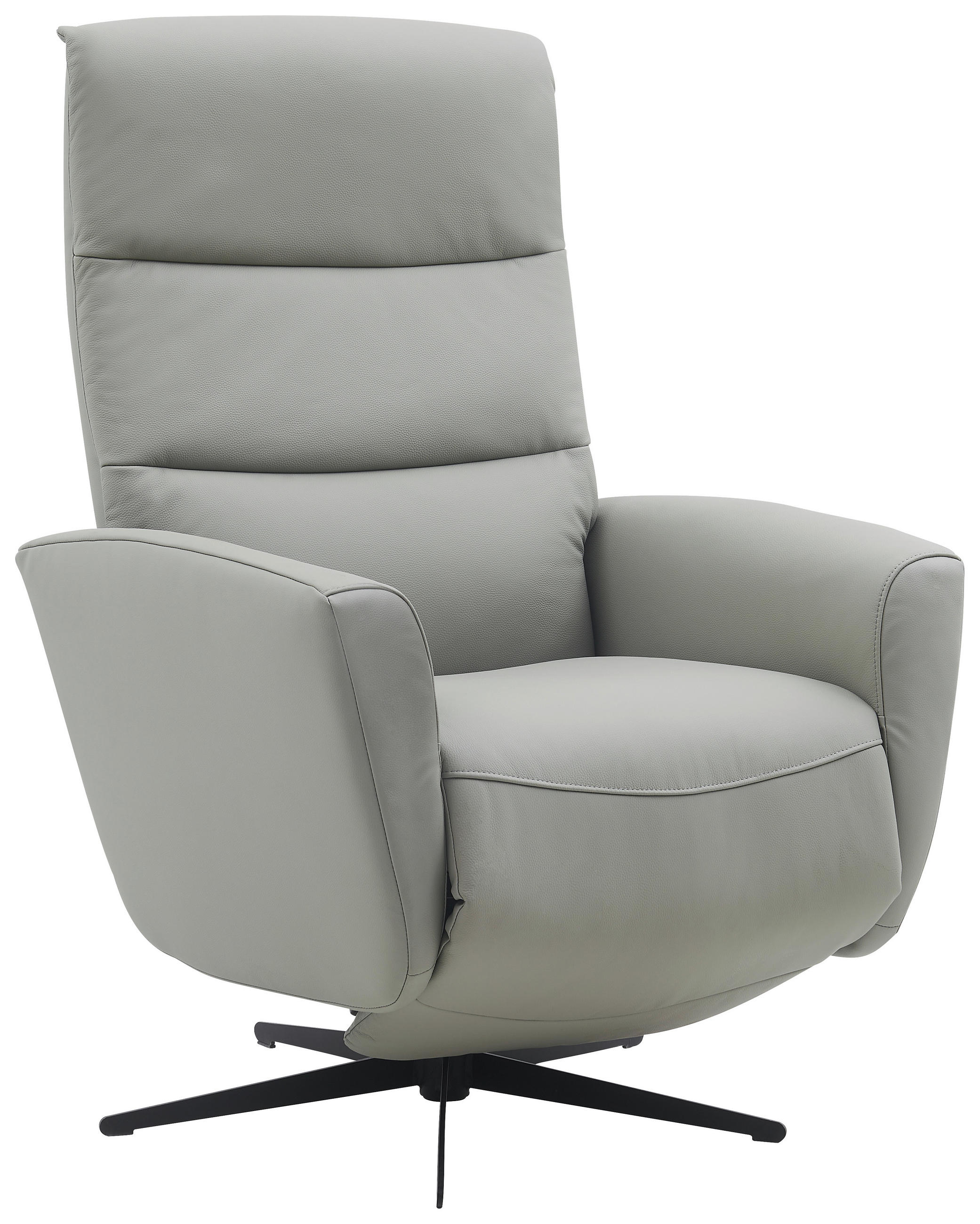 SCAUN DE RELAXARE in textil, piele gri