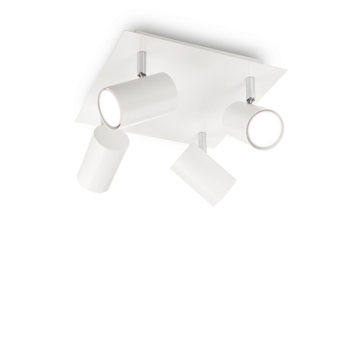 DECKENLEUCHTE    30,5/30,5/13 cm  - Weiß, Basics, Metall (30,5/30,5/13cm) - Ideal Lux