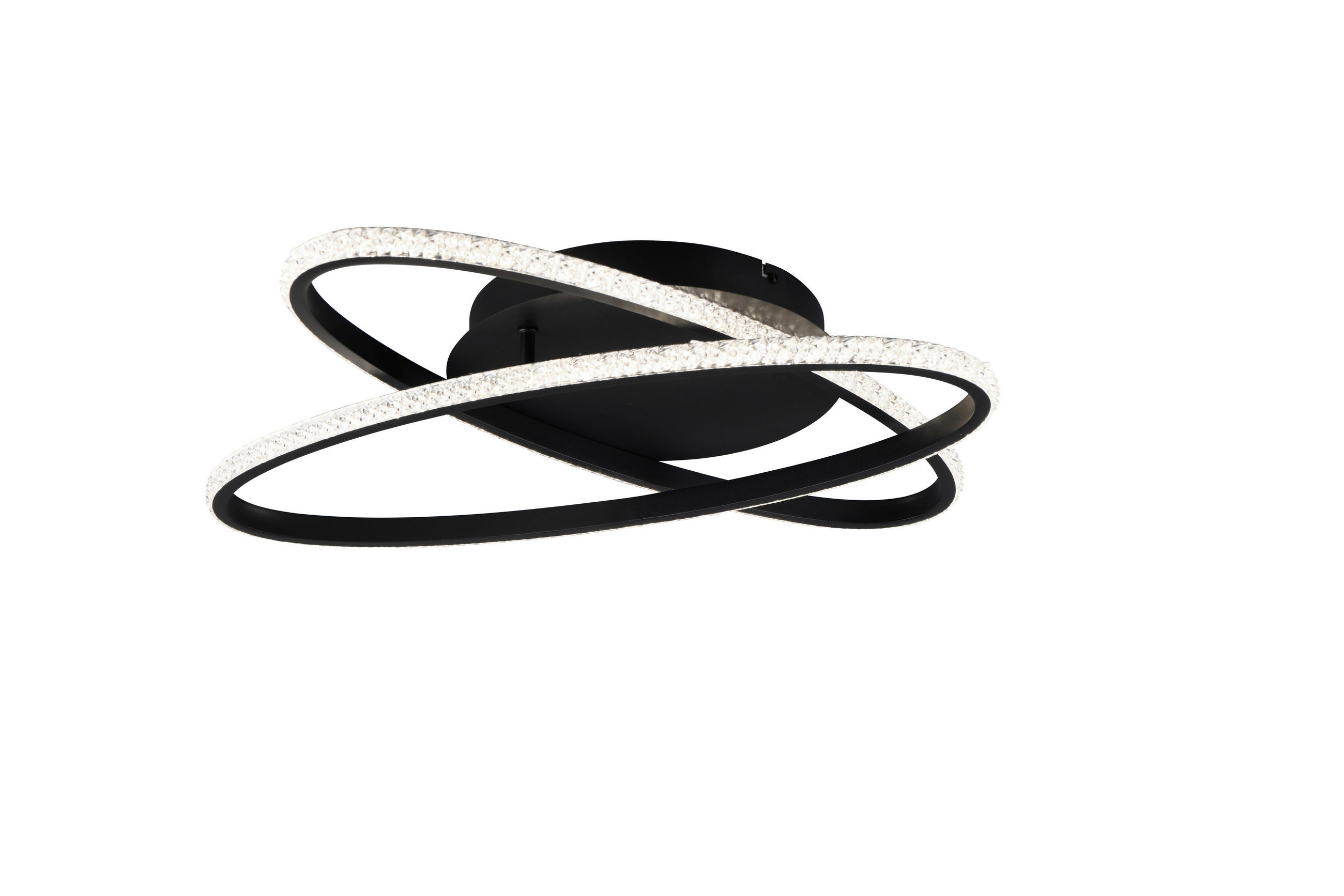 LED-DECKENLEUCHTE Lane 58/9 cm   - Schwarz, KONVENTIONELL, Metall (58/9cm)