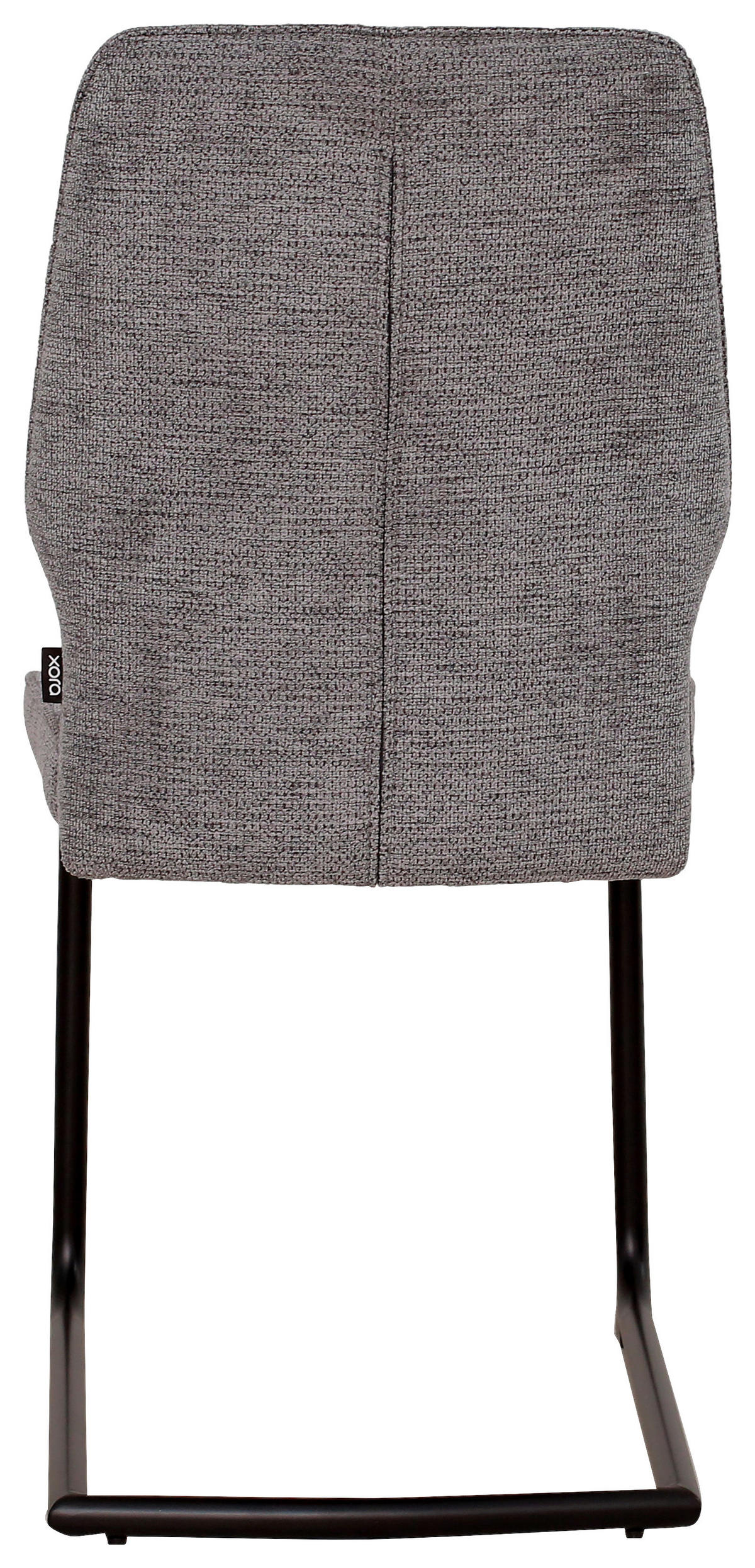 STOLIČKA S PRUŽNÝM PODNOŽÍM, mikrovlákno, sivá - čierna/sivá, Design, kov/textil (45/91/62cm) - Xora