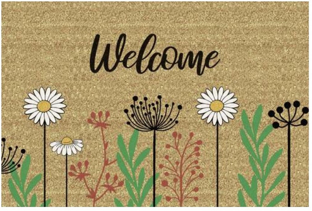 KOKOSOVÁ ROHOŽKA, 40/60 cm - béžová, Basics, plast/přírodní materiály (40/60cm) - Esposa