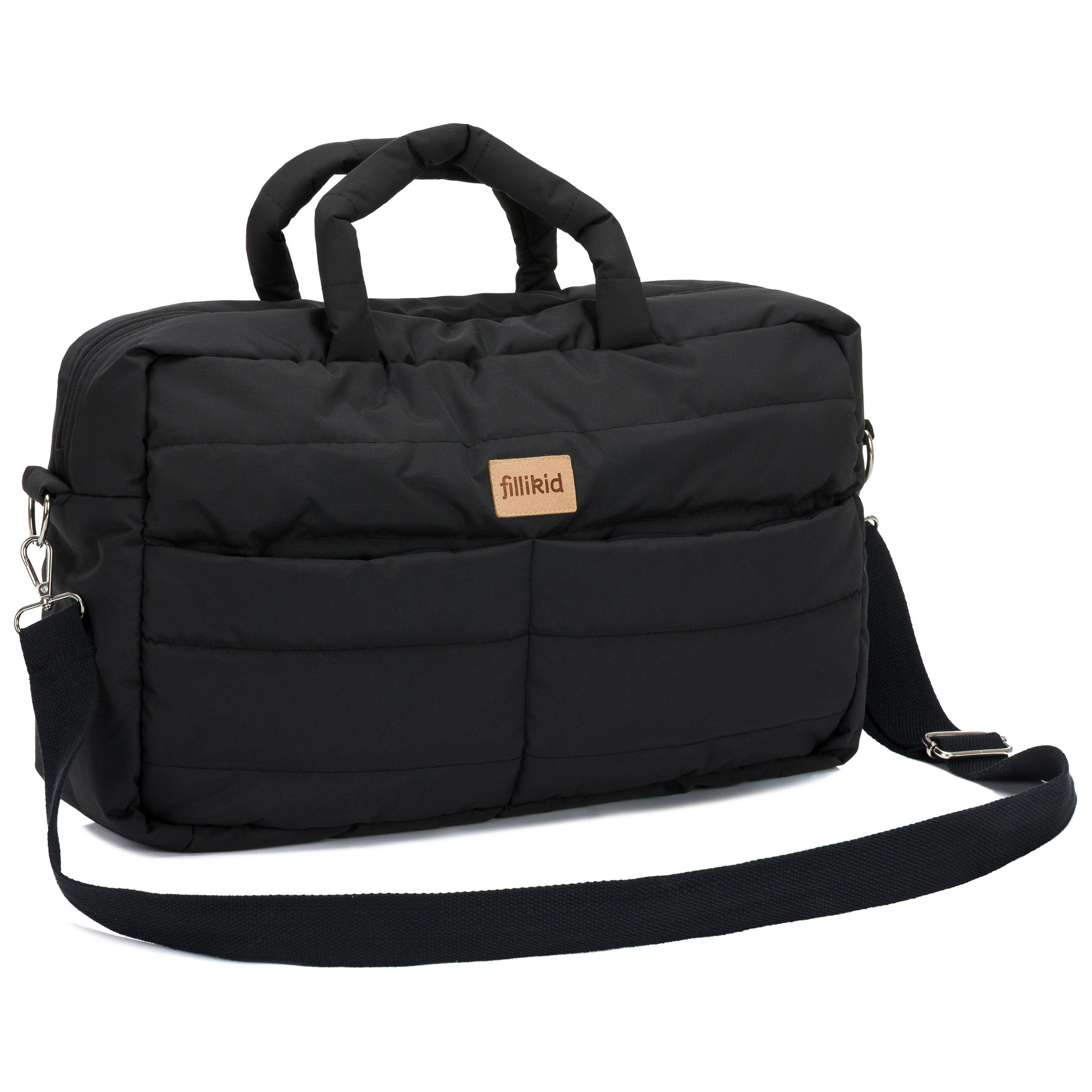 WICKELTASCHE  - Schwarz, Basics, Textil (43/28/14cm) - Fillikid