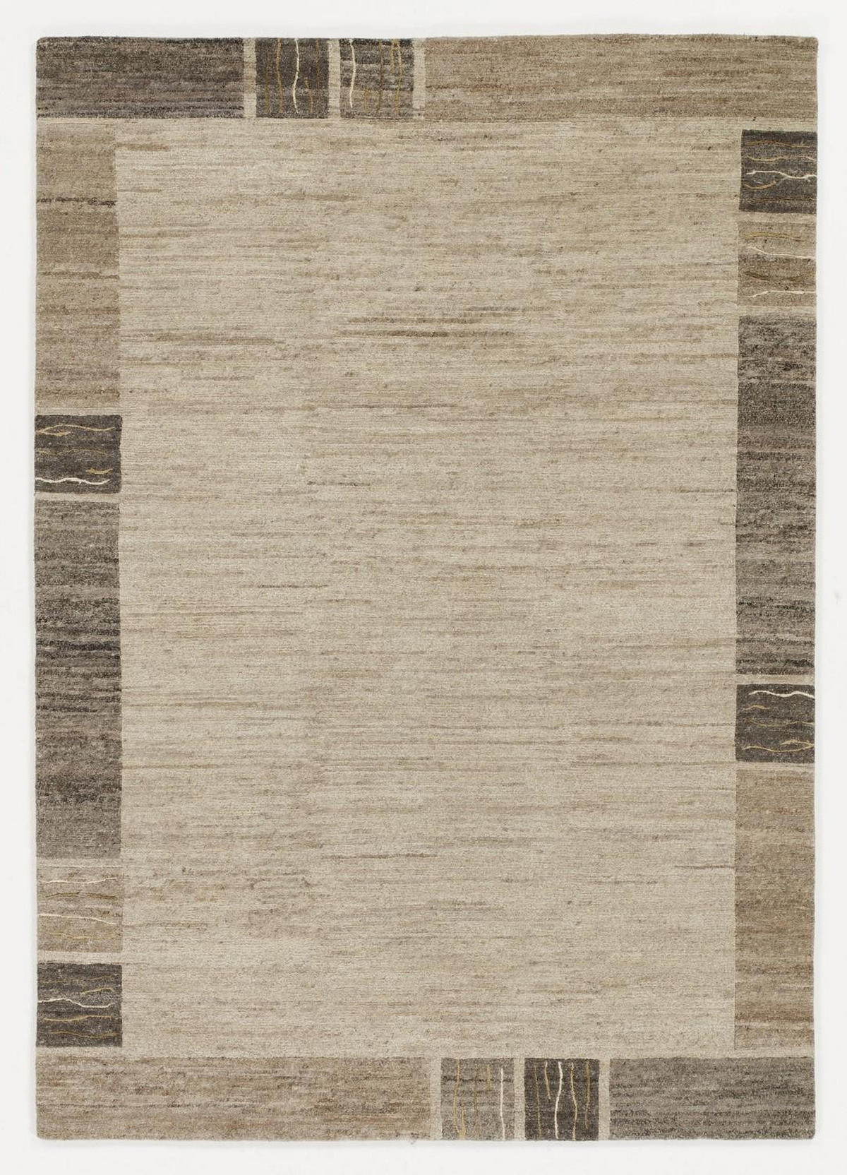 WOLLTEPPICH 250/350 cm Natura Silk Greny Creme, Naturfarben  - Creme/Naturfarben, Basics, Textil (250/350cm) - Cazaris